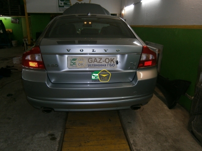 Установка ГБО на авто Volvo S80 T6 газ на машину Gaz Ok Газ ОК Киев